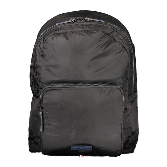 Tommy Hilfiger – Schwarzer Nylon-Rucksack