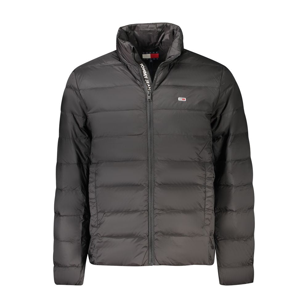 Tommy Hilfiger – Schwarze Polyamid-Herrenjacke