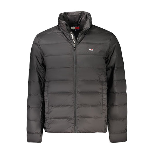 Tommy Hilfiger – Schwarze Polyamid-Herrenjacke