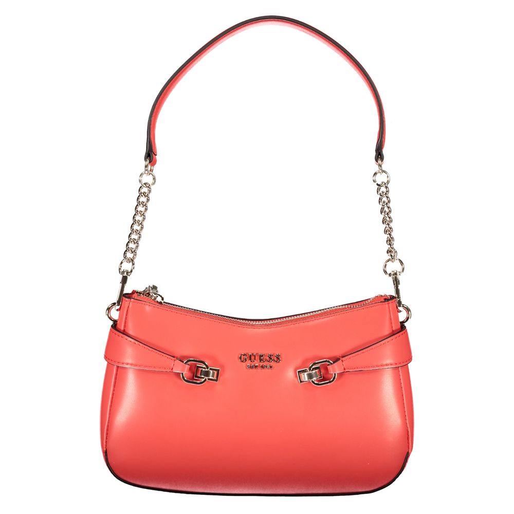 Guess Jeans Rote Polyethylen Damen Handtasche