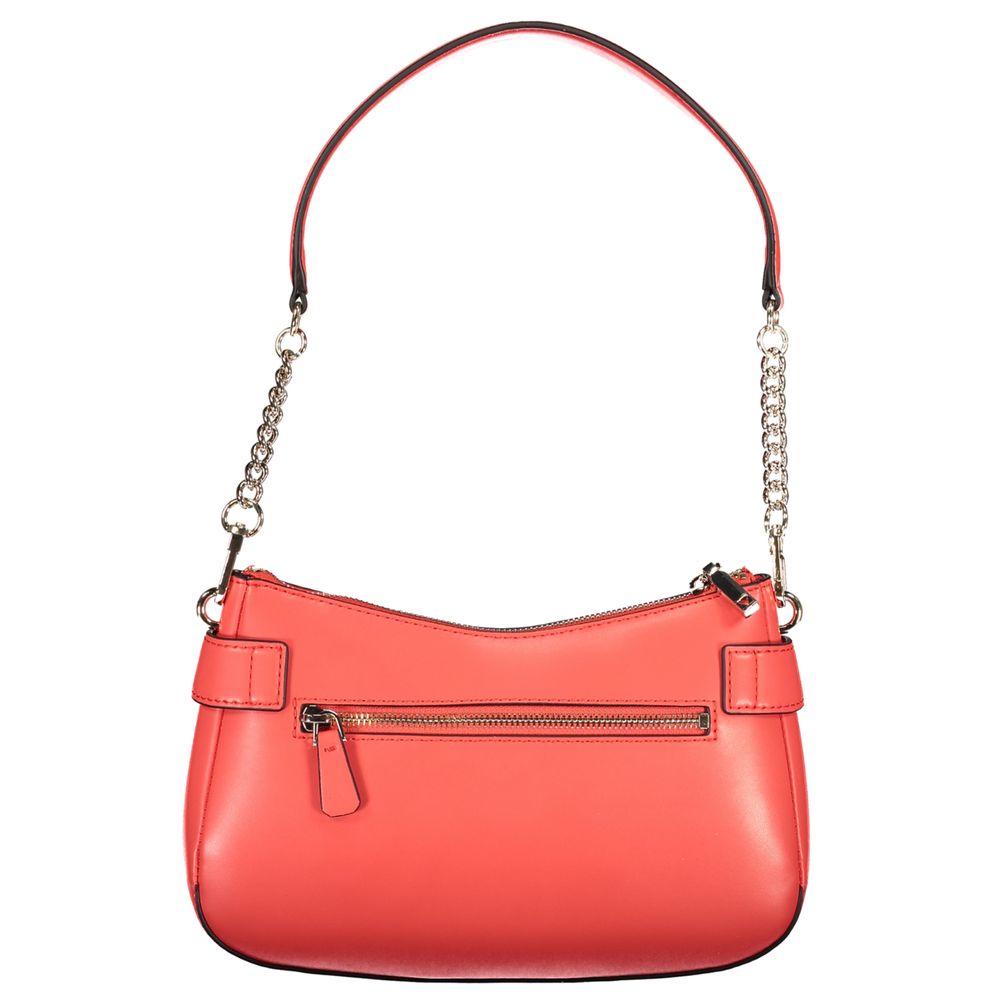 Guess Jeans Rote Polyethylen Damen Handtasche