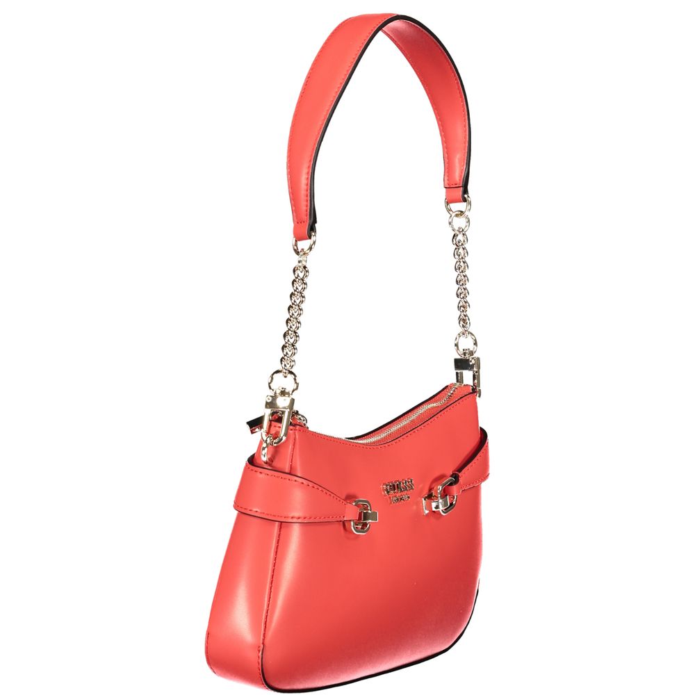 Guess Jeans Rote Polyethylen Damen Handtasche