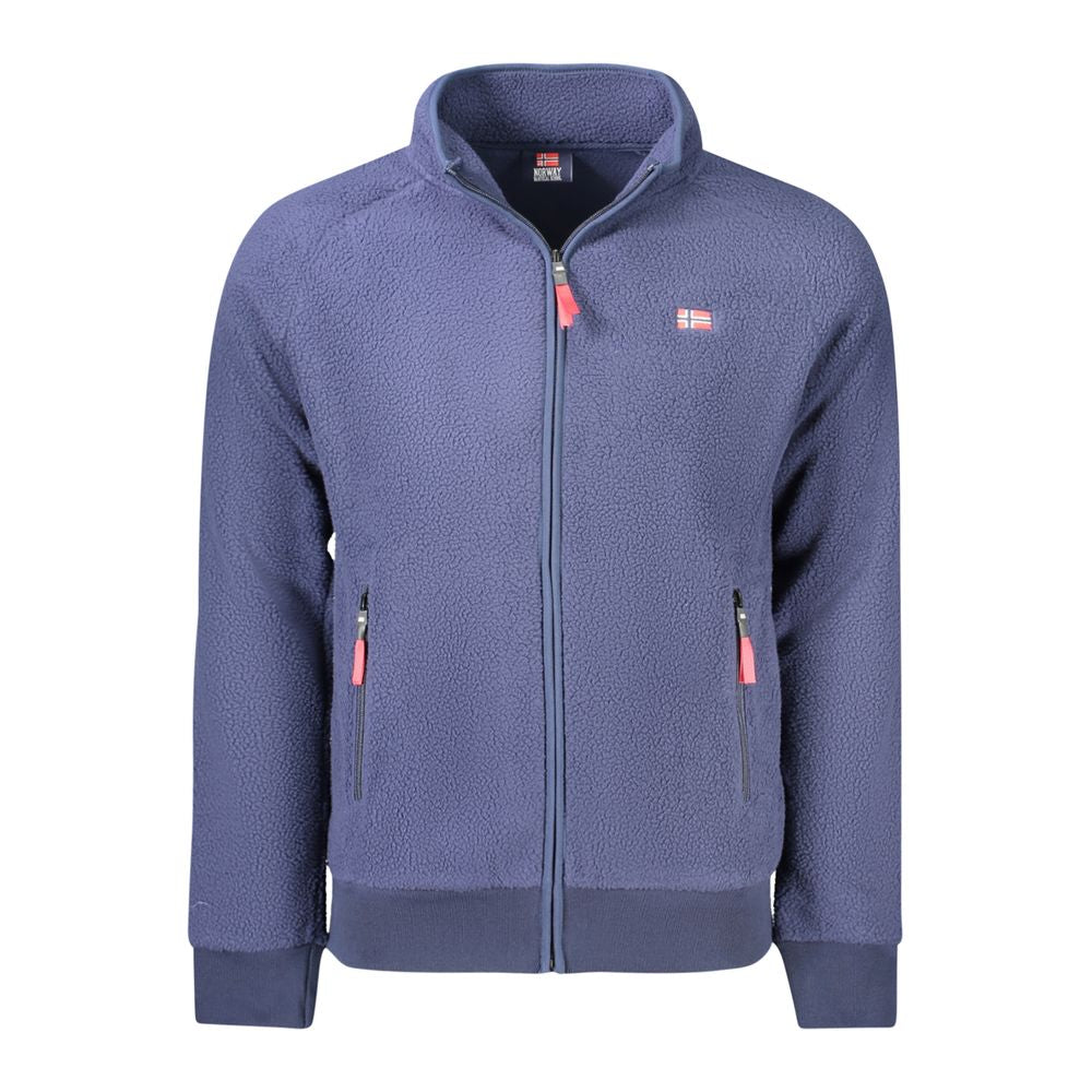 Norwegen 1963 Blaue Polyester-Herrenjacke