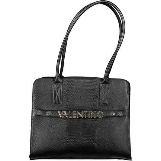 Mario Valentino Schwarze Polyethylen-Handtasche