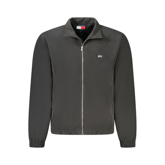 Tommy Hilfiger – Schwarze Polyesterjacke für Herren