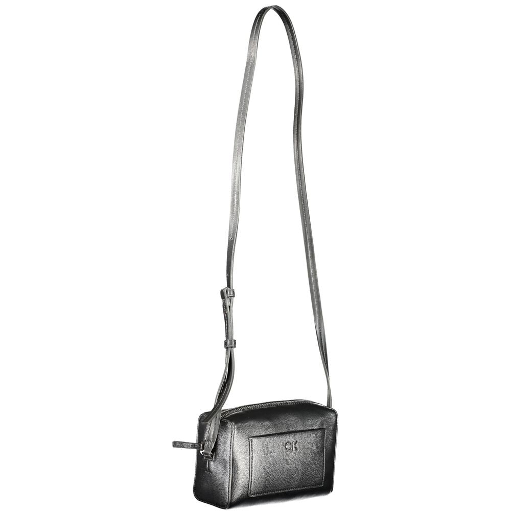 Calvin Klein Schwarze Polyester-Handtasche