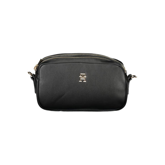 Tommy Hilfiger – Schwarze Polyester-Handtasche für Damen