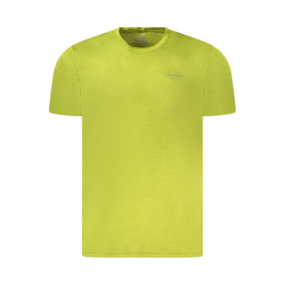 Norwegen 1963 Grünes Polyester-T-Shirt