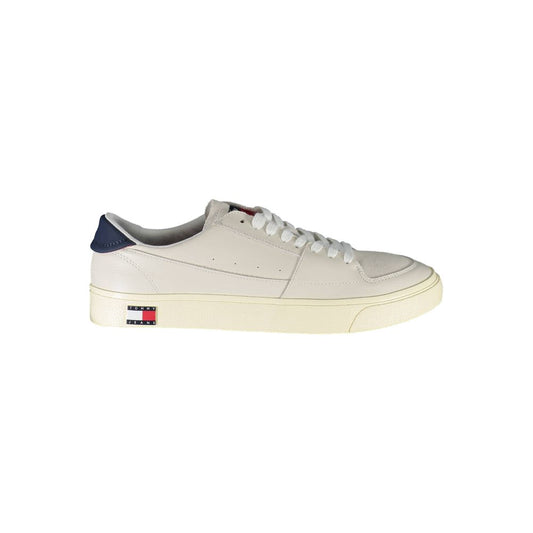 Tommy Hilfiger – Weiße Leder-Sneaker für Herren