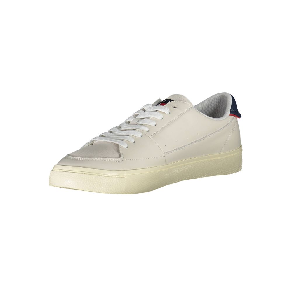 Tommy Hilfiger – Weiße Leder-Sneaker für Herren