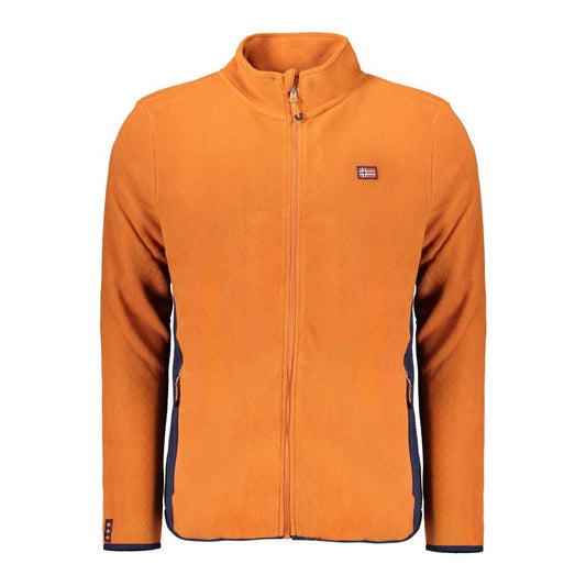 Norwegen 1963 Brauner Polyester-Herrenpullover
