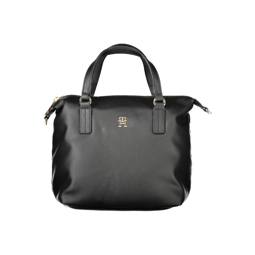 Tommy Hilfiger – Schwarze Polyester-Handtasche für Damen