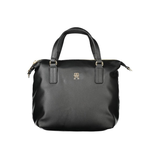 Tommy Hilfiger – Schwarze Polyester-Handtasche für Damen