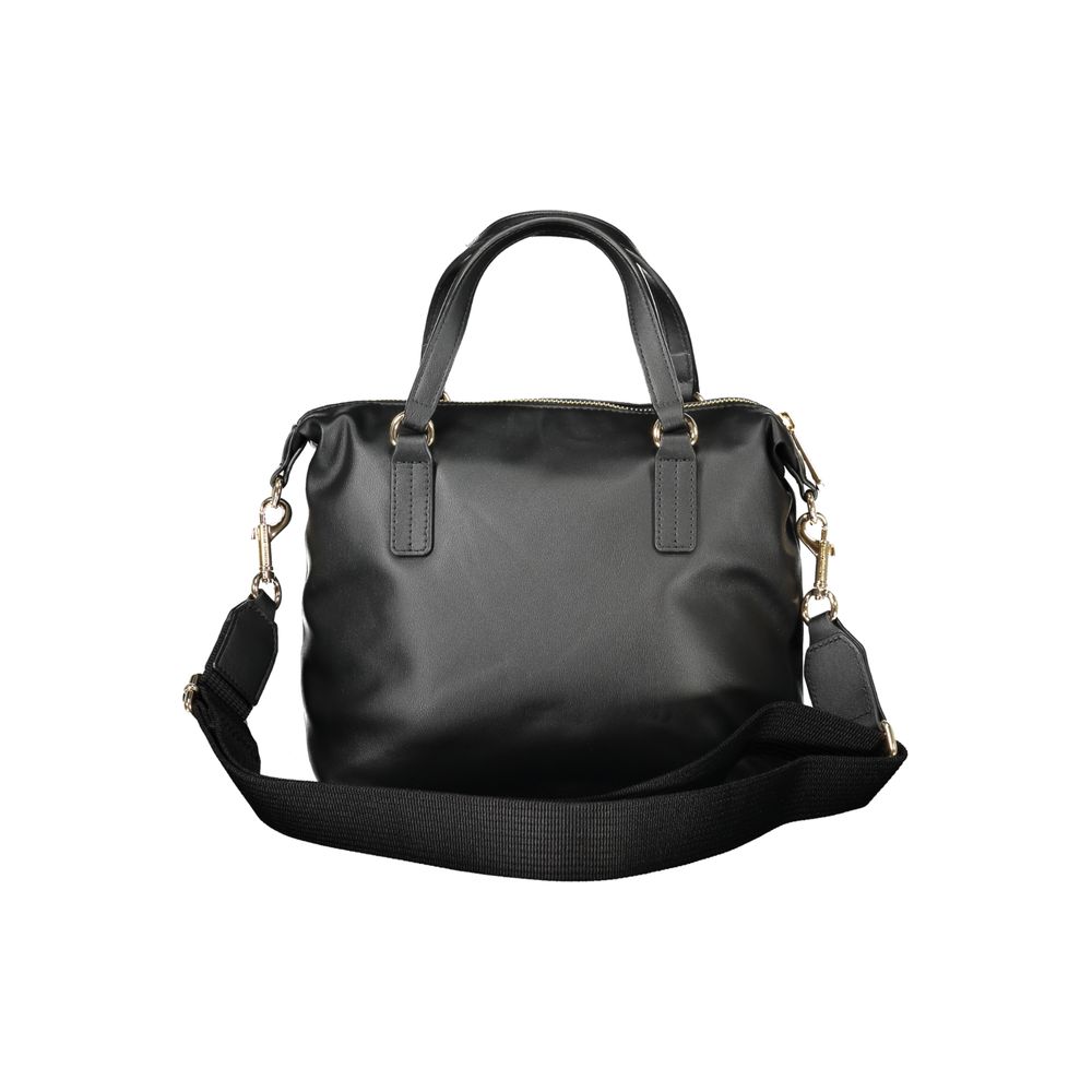 Tommy Hilfiger – Schwarze Polyester-Handtasche für Damen