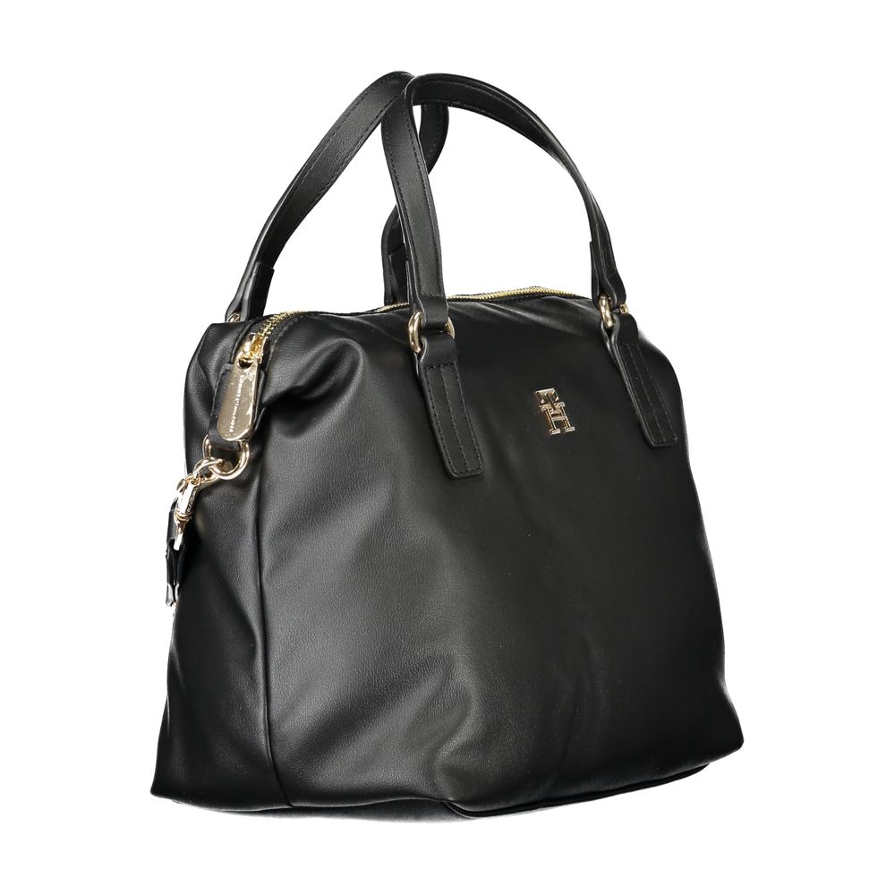 Tommy Hilfiger – Schwarze Polyester-Handtasche für Damen