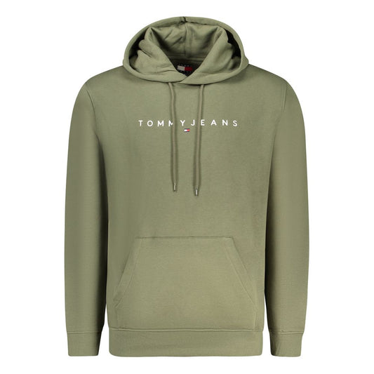 Tommy Hilfiger – Grüner Baumwollpullover für Herren