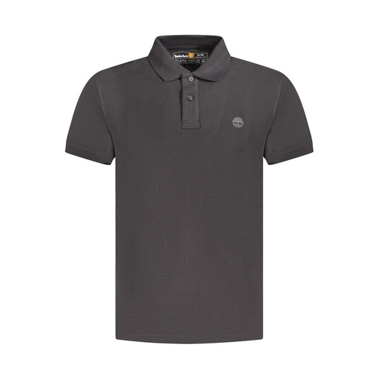 Timberland Poloshirt aus schwarzer Baumwolle für Herren