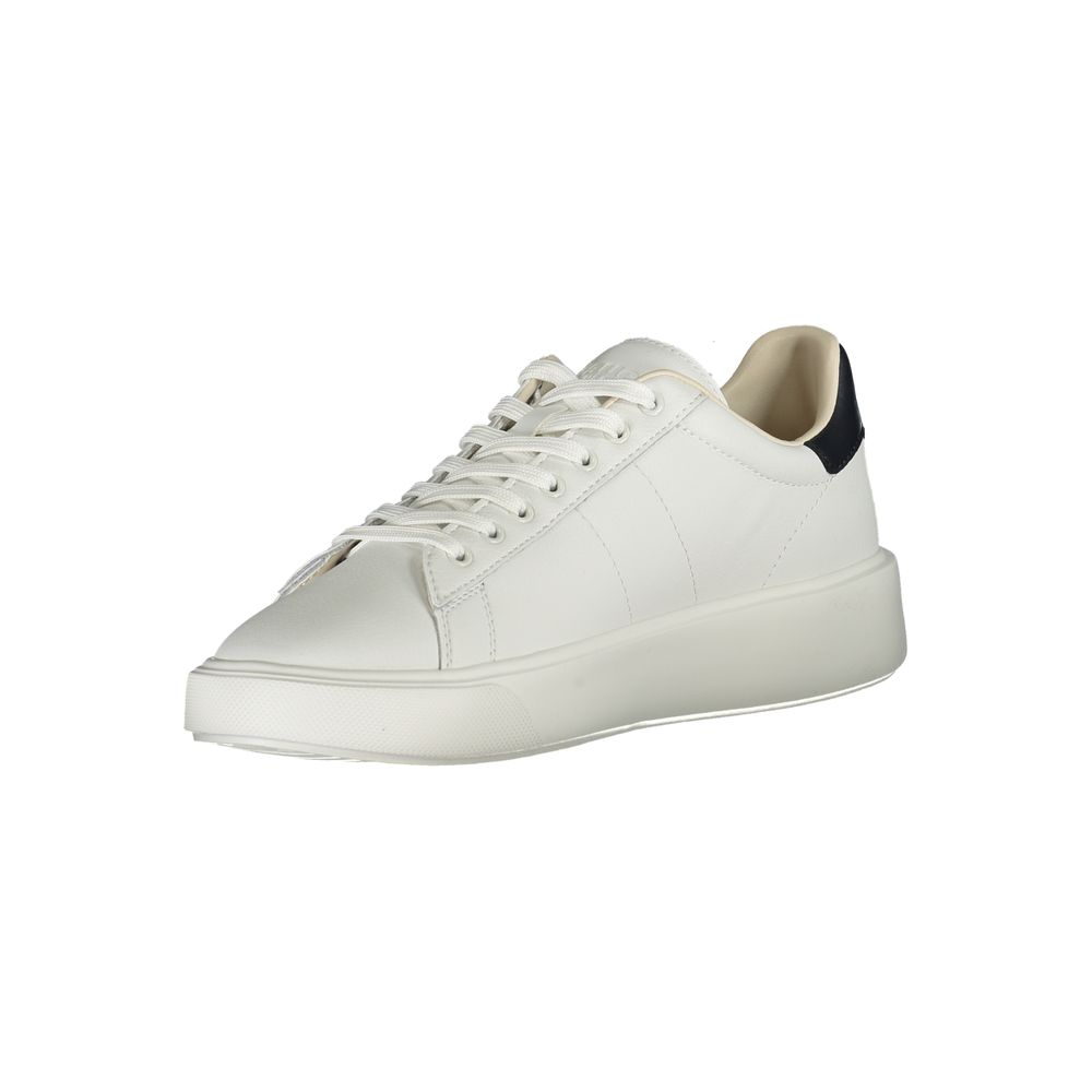 Blauer Herren-Sneaker aus weißem Polyethylen