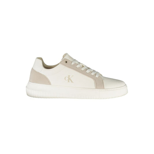 Calvin Klein Herren-Sneaker aus weißem Leder