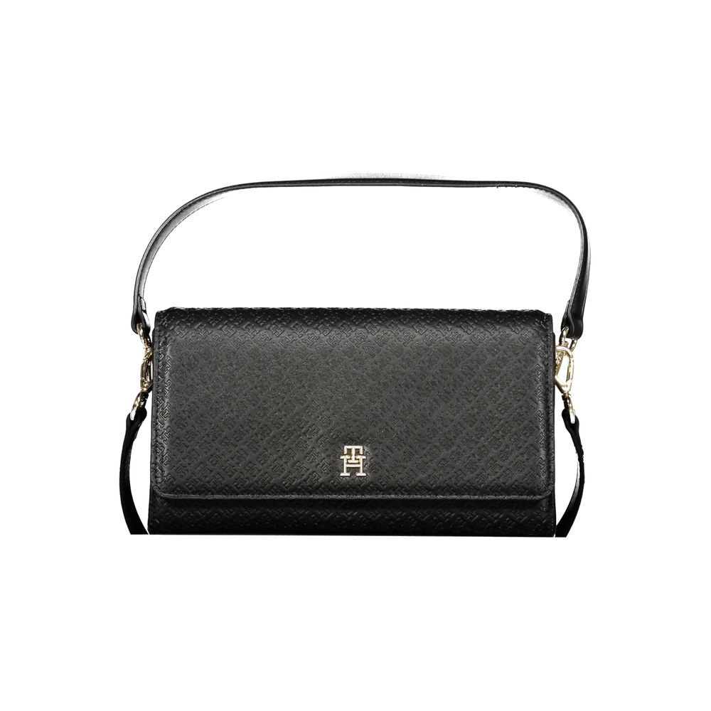 Tommy Hilfiger – Schwarze Polyethylen-Handtasche für Damen