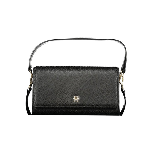 Tommy Hilfiger – Schwarze Polyethylen-Handtasche für Damen
