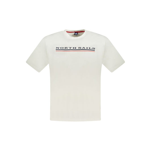North Sails Herren-T-Shirt aus weißer Baumwolle