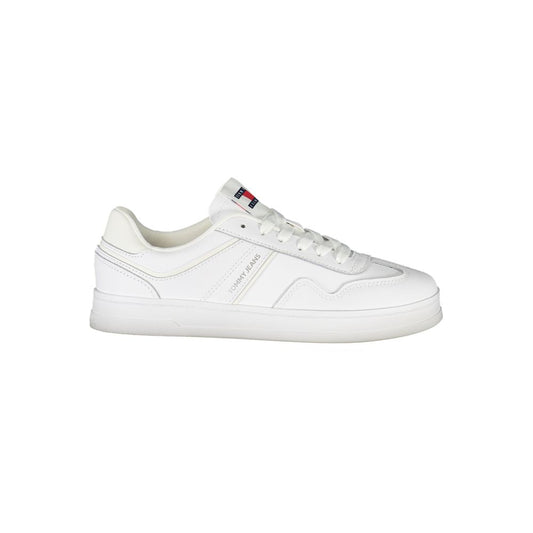 Tommy Hilfiger – Weiße Polyethylen-Sneaker für Damen