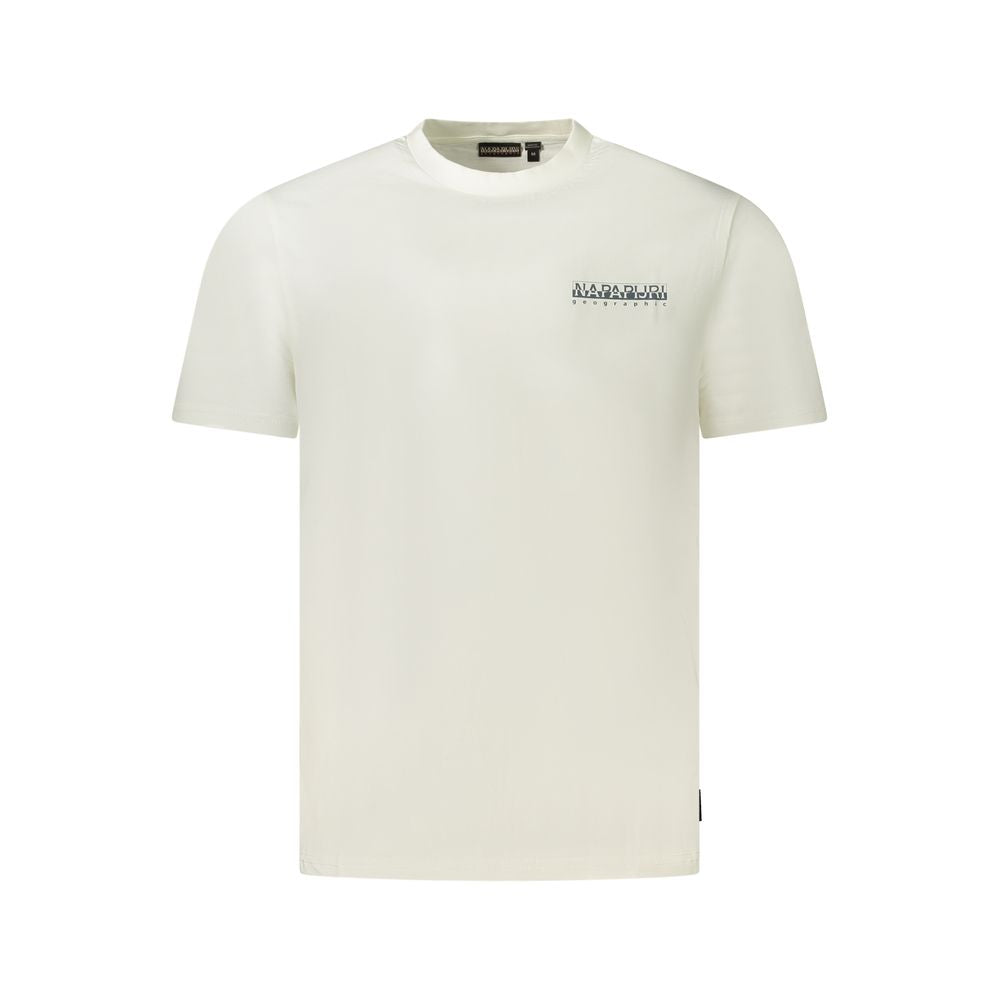 Napapijri Weißes Baumwoll-T-Shirt für Herren