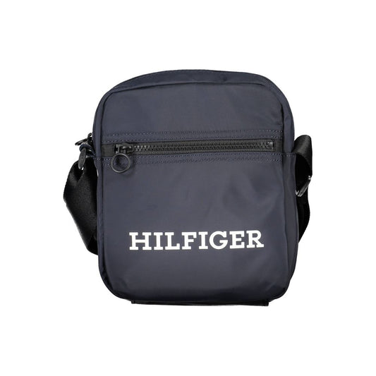 Tommy Hilfiger – Blaue Polyester-Umhängetasche für Herren