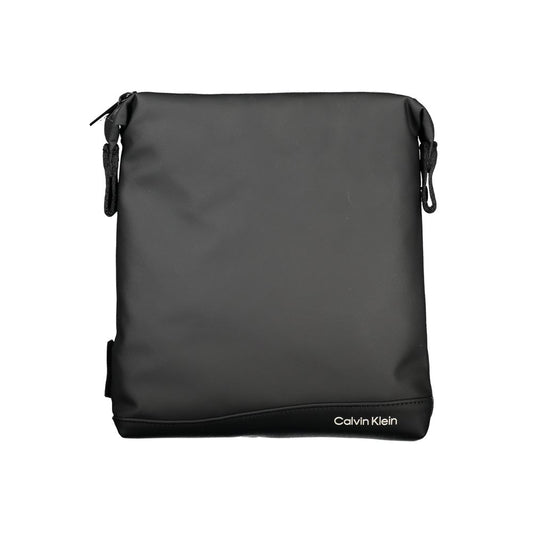 Calvin Klein Elegante schwarze Umhängetasche mit Kontrastdetails