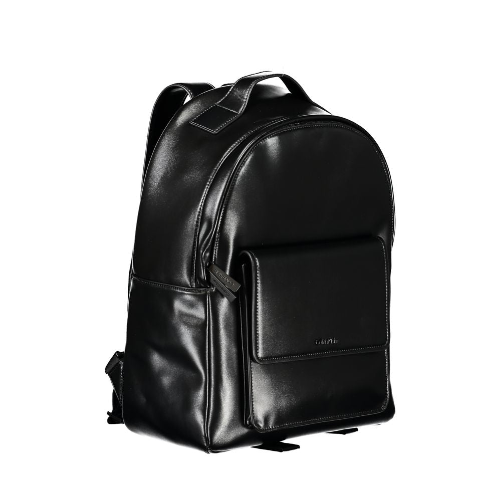 Calvin Klein – Eleganter schwarzer Urban-Rucksack mit Laptopfach