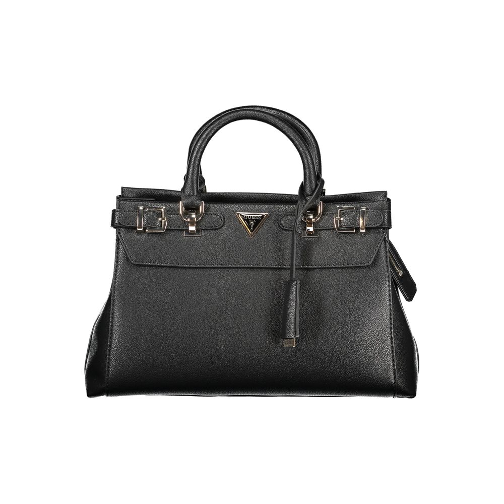 Guess Jeans Schwarze Polyethylen-Damenhandtasche