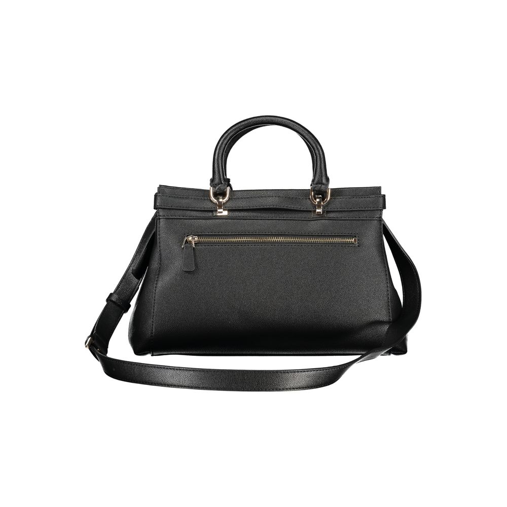 Guess Jeans Schwarze Polyethylen-Damenhandtasche
