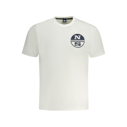 North Sails Herren-T-Shirt aus weißer Baumwolle