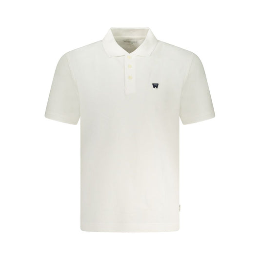 Wrangler – Weißes Poloshirt aus Baumwolle