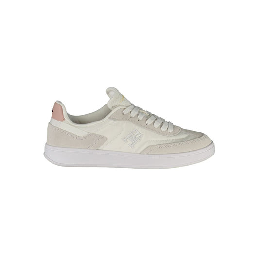 Tommy Hilfiger – Weiße Polyethylen-Sneaker für Damen
