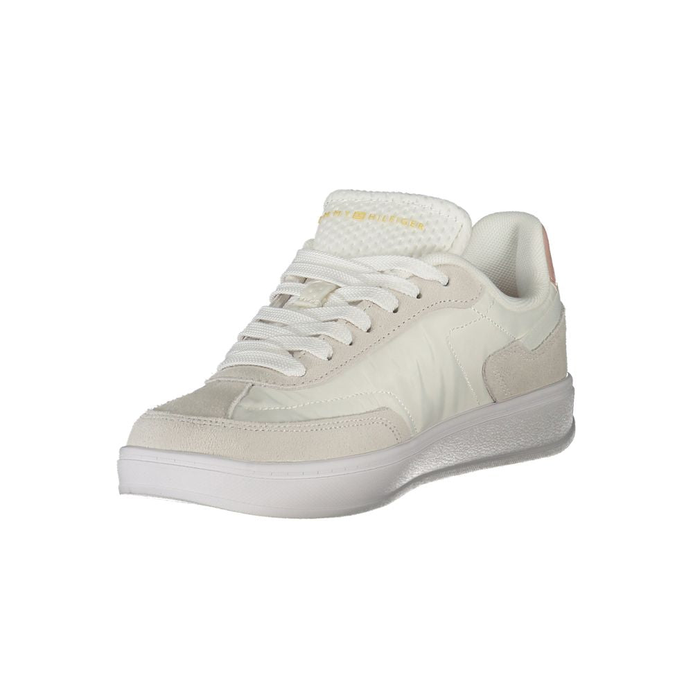 Tommy Hilfiger – Weiße Polyethylen-Sneaker für Damen