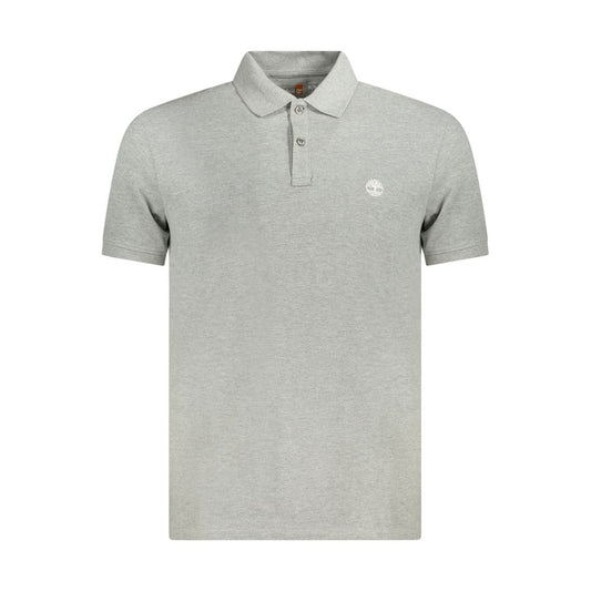 Graues Poloshirt aus Baumwolle von Timberland