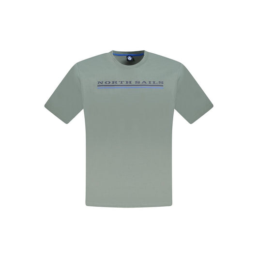 North Sails Herren-T-Shirt aus grüner Baumwolle