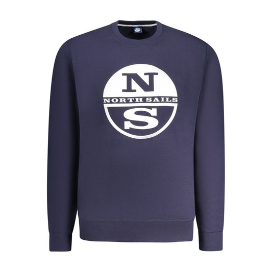 North Sails Herrenpullover aus blauer Baumwolle
