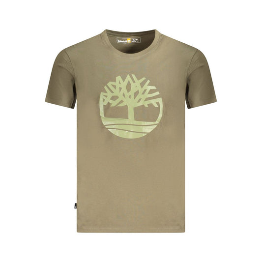 Grünes Baumwoll-T-Shirt von Timberland