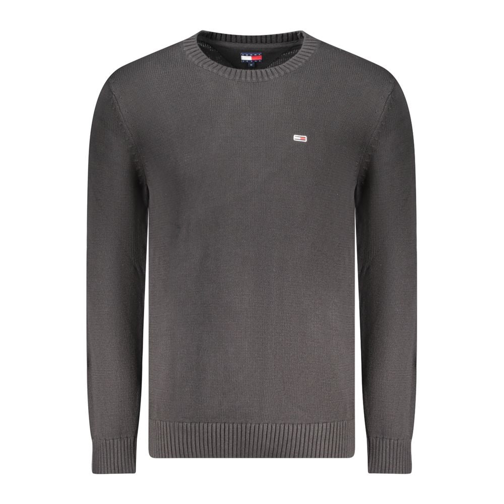 Tommy Hilfiger – Schwarzer Baumwollpullover für Herren