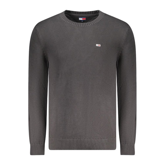 Tommy Hilfiger – Schwarzer Baumwollpullover für Herren