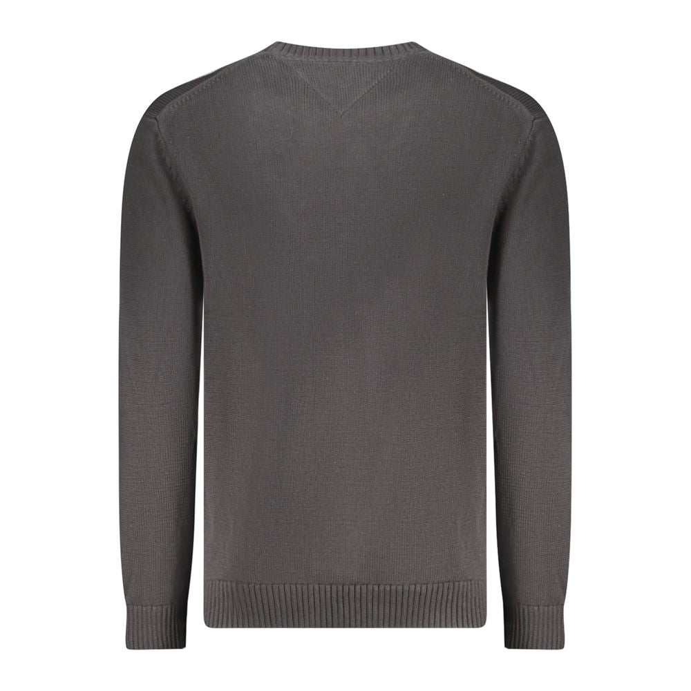 Tommy Hilfiger – Schwarzer Baumwollpullover für Herren
