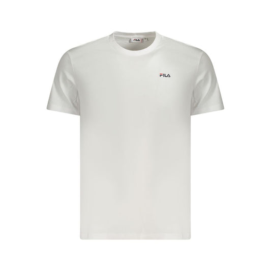 Fila – Weißes Baumwoll-T-Shirt für Herren