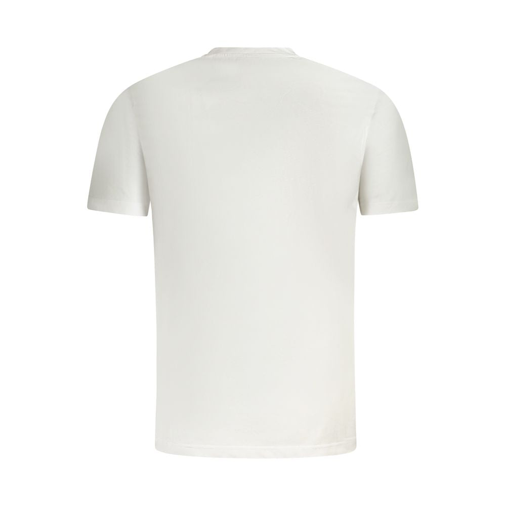 Fila – Weißes Baumwoll-T-Shirt für Herren