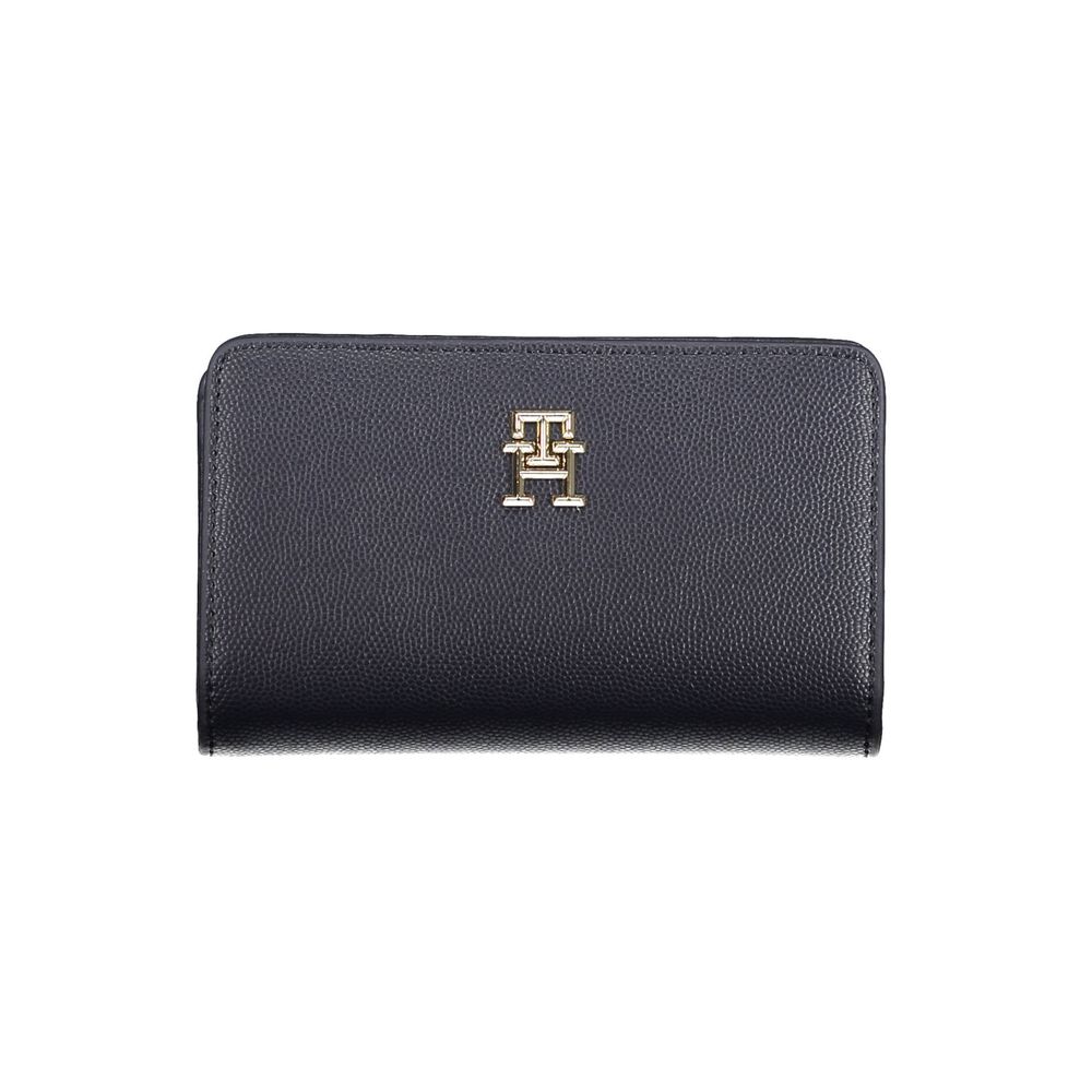 Tommy Hilfiger – Blaue Polyethylen-Geldbörse für Damen