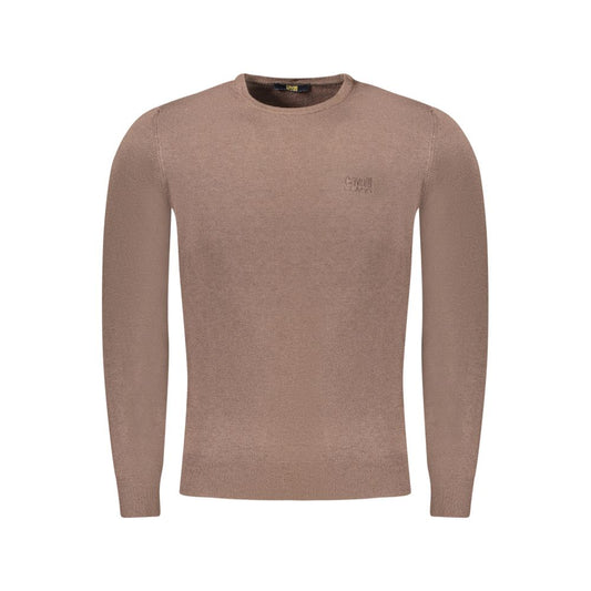 Cavalli Class Brauner Viskose-Herrenpullover