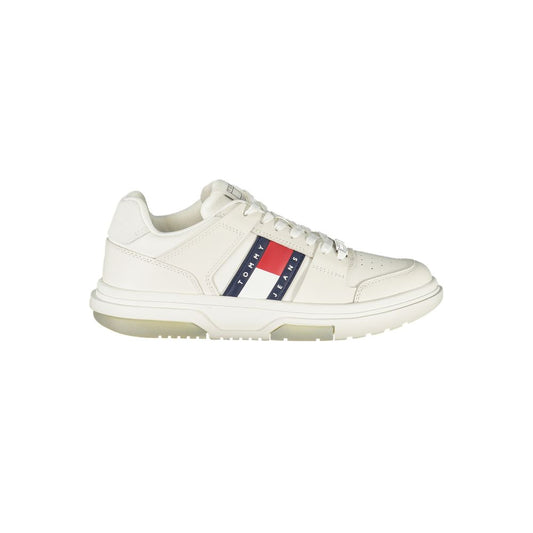 Tommy Hilfiger – Weiße Leder-Sneaker für Damen