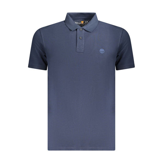 Timberland Herren Poloshirt aus blauer Baumwolle